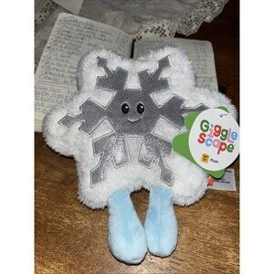 Gigglescape 8" Sparkly Snowflake Plush Toy Stuffed animal Plush Kids Gift NWT
